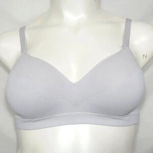 XL X-LARGE Hanes G260 HU08 HP08 HB60 Wire Free Soft Cup‎ Bra Gray Rib NWT